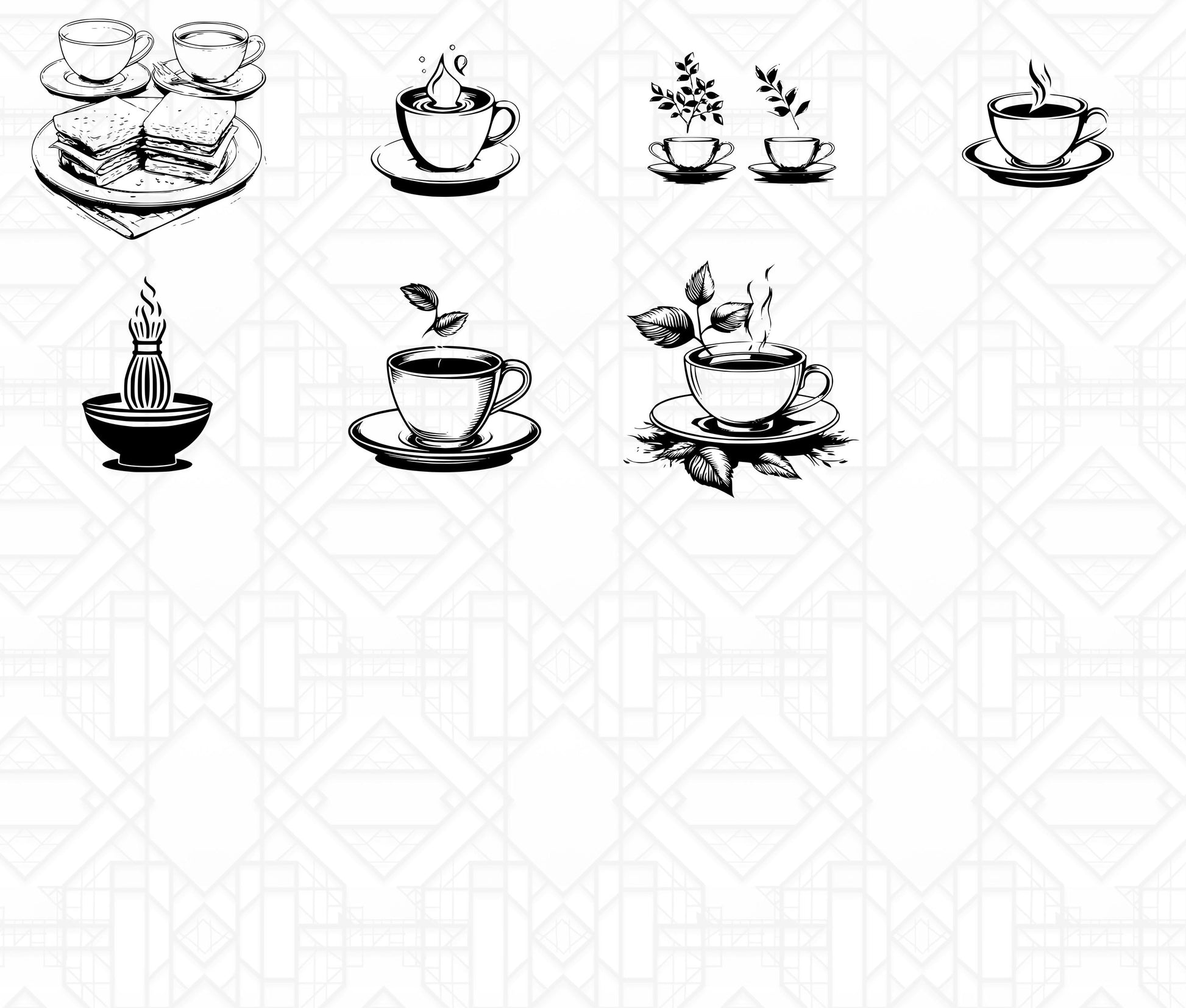 Tea Time SVG Bundle - CraftNest - Digital Crafting and Art