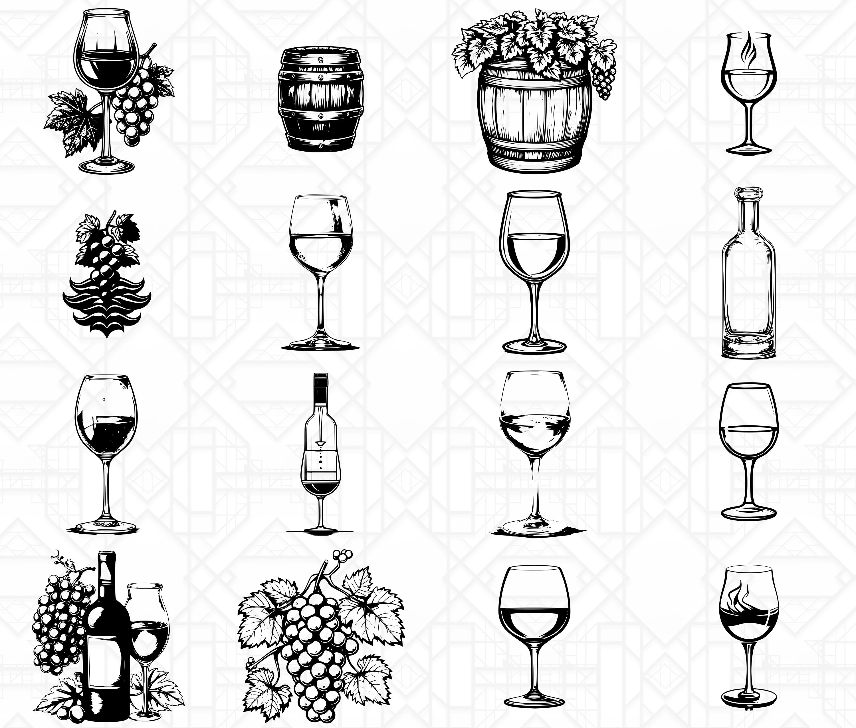 Wine Tasting SVG Bundle - CraftNest - Digital Crafting and Art