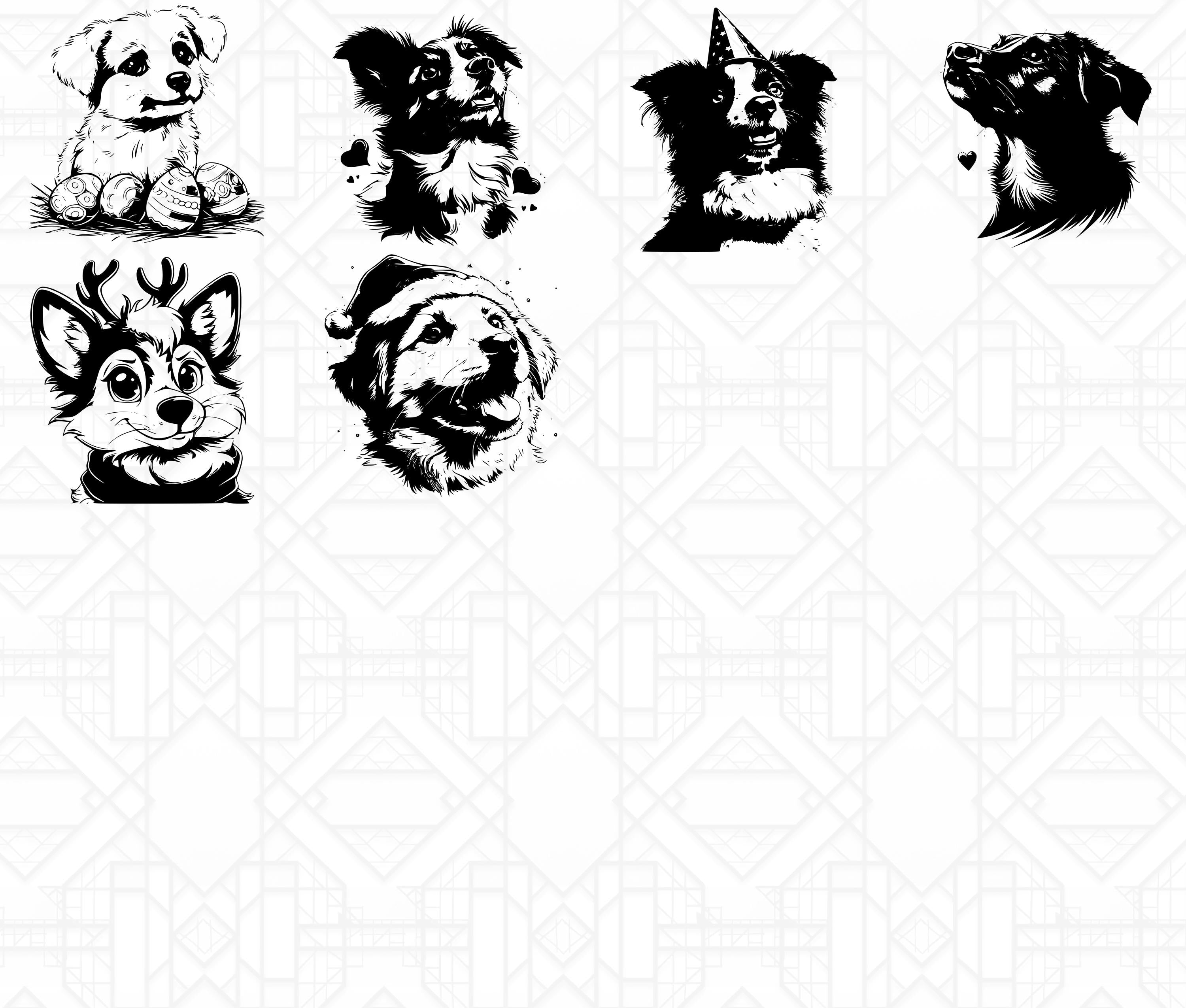 Holiday Dogs SVG Bundle - CraftNest - Digital Crafting and Art