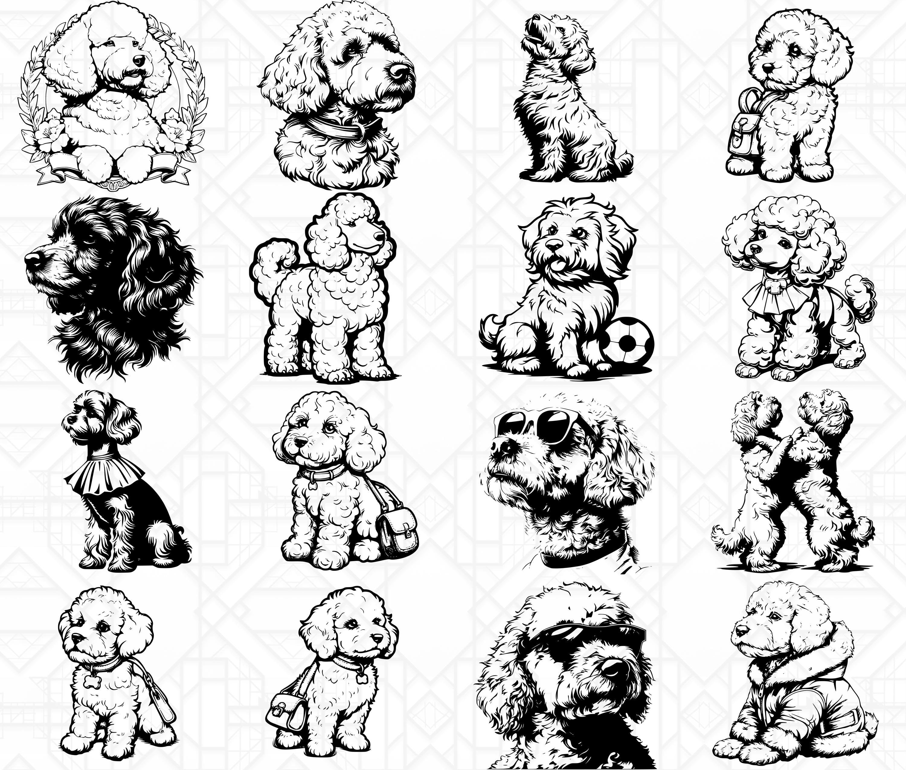 Poodle Dog SVG Bundle - CraftNest - Digital Crafting and Art