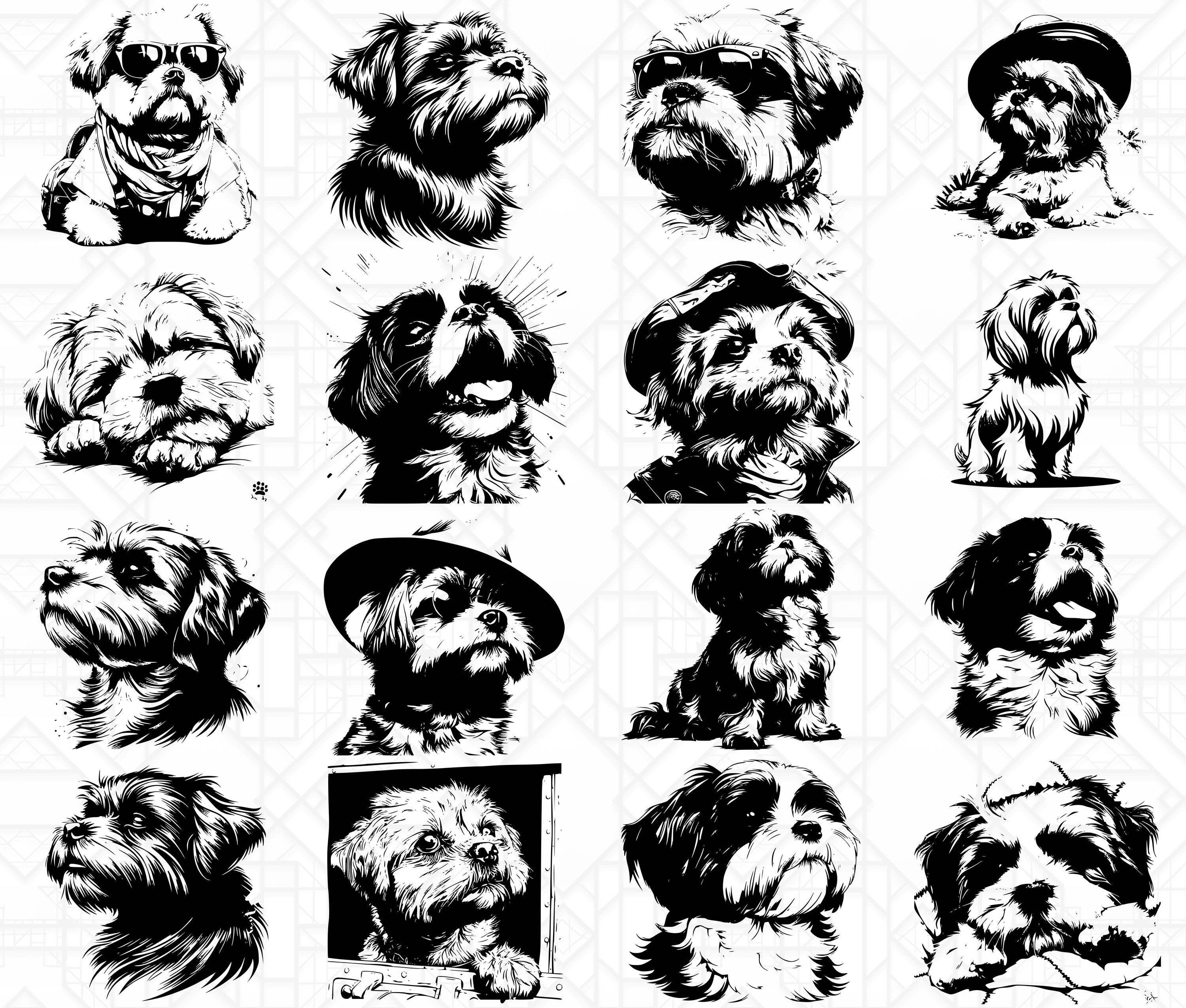 Shih Tzu SVG Bundle - CraftNest - Digital Crafting and Art