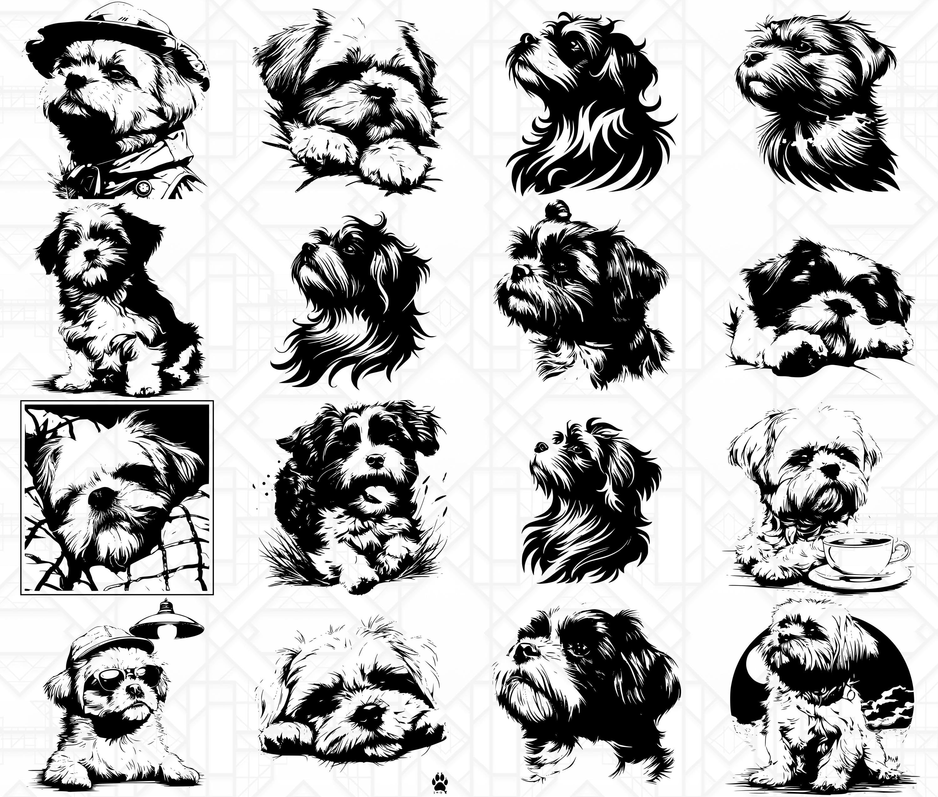 Shih Tzu SVG Bundle - CraftNest - Digital Crafting and Art