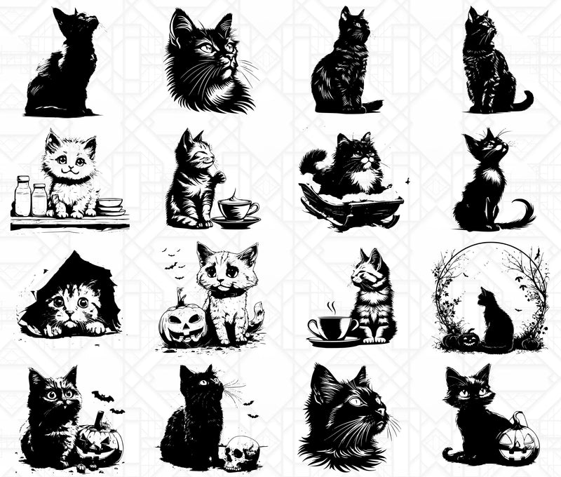 Funny Cats SVG Bundle - CraftNest - Digital Crafting and Art