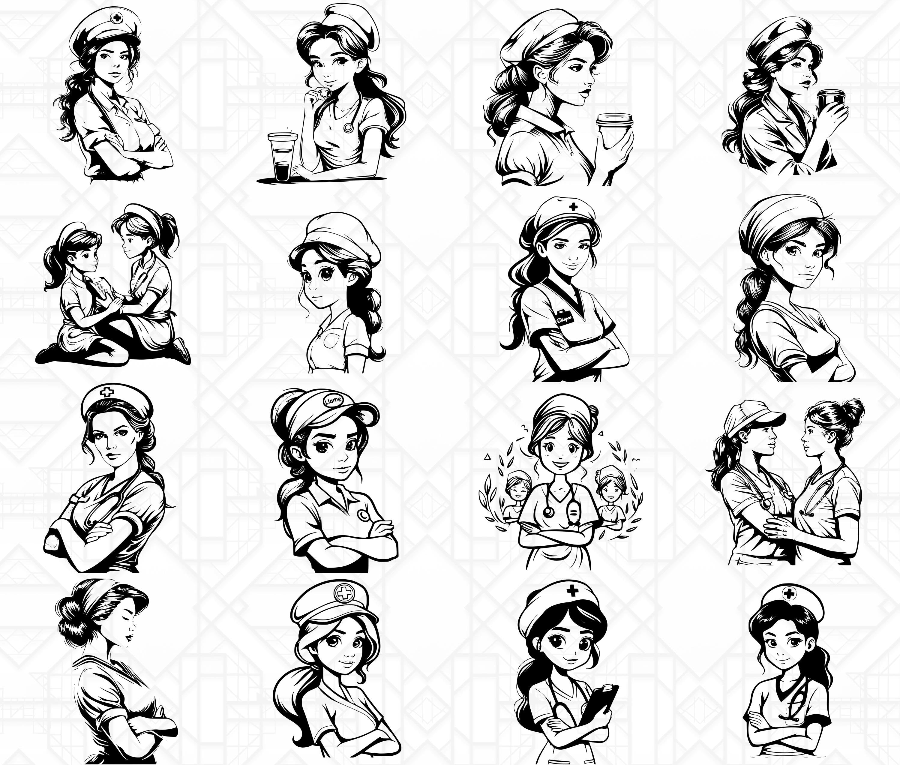 Nurse SVG Bundle - CraftNest - Digital Crafting and Art