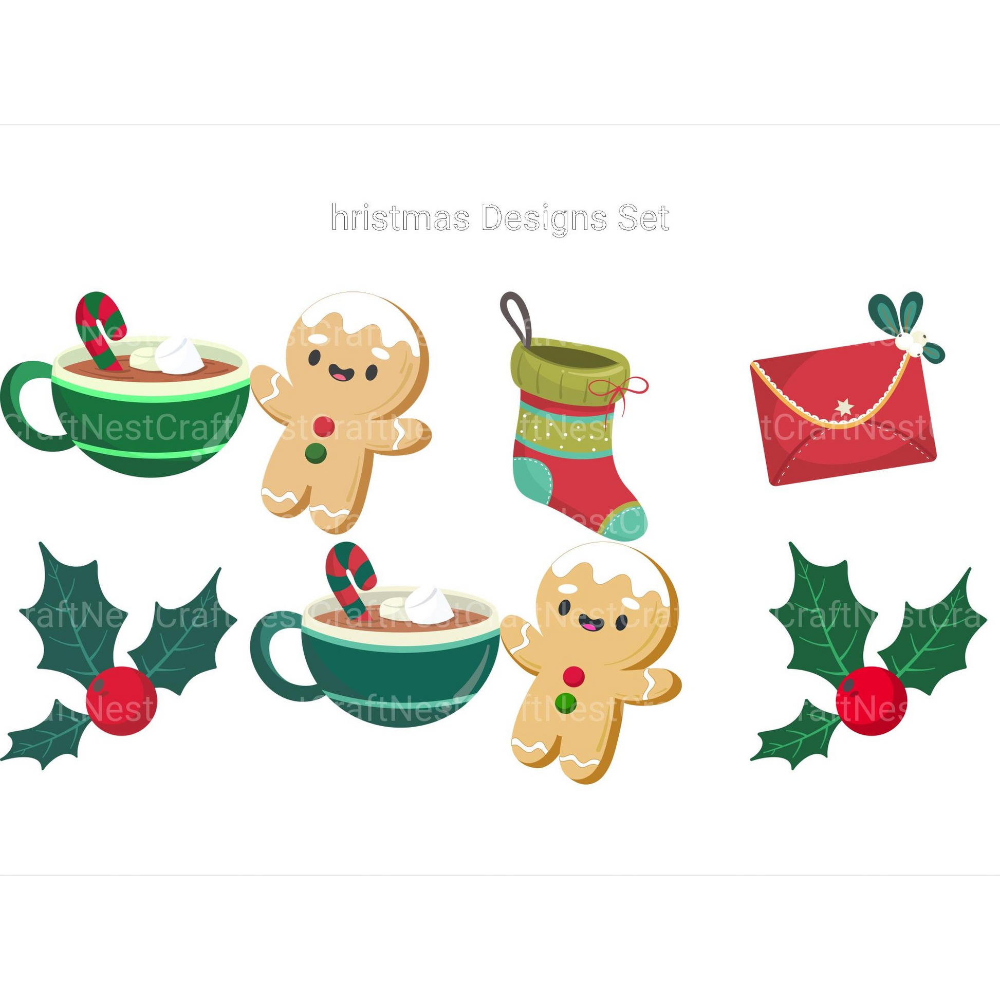 Christmas Designs SVG Set - CraftNest - Digital Crafting and Art