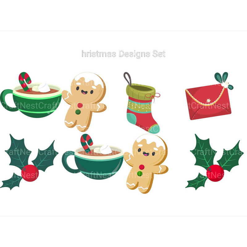Christmas Designs SVG Set - CraftNest - Digital Crafting and Art