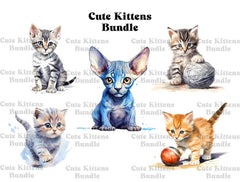 Cute Kittens Clipart - CraftNest