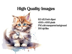 Cute Kittens Clipart - CraftNest