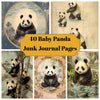 Baby Panda Junk Journalseiten