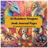 Rainbow Dragon Junk Journal Pages