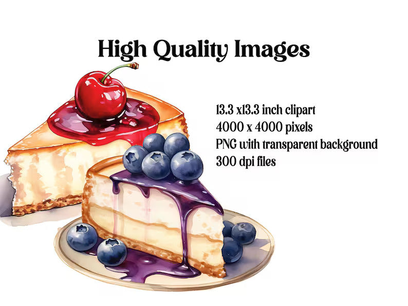 Cheese Cakes Clipart - CraftNest