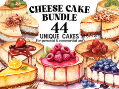 Cheese Cakes Clipart - CraftNest