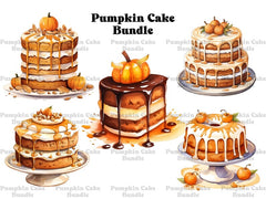 Pumpkin Cake Clipart - CraftNest