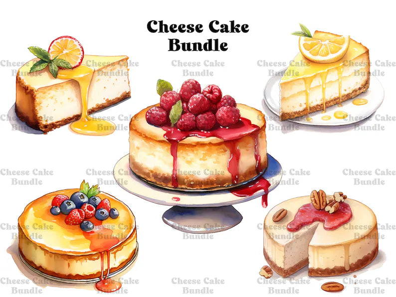 Cheese Cakes Clipart - CraftNest