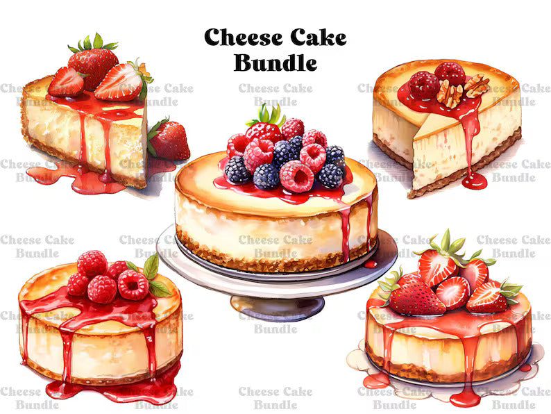 Cheese Cakes Clipart - CraftNest