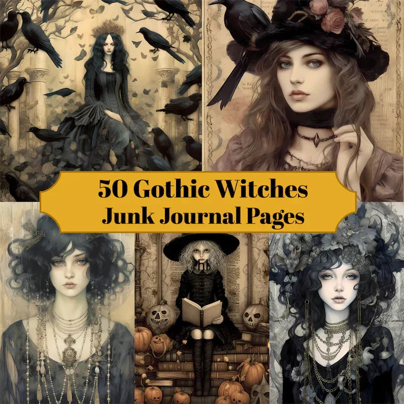 Witches Junk Journals - Digital Crafting - Unlimited Downloads