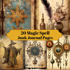 Magic Spells Junk Journal Pages - CraftNest