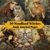 Woodland Witches Junk Journal Pages