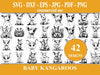 Baby Kangaroos SVG Bundle