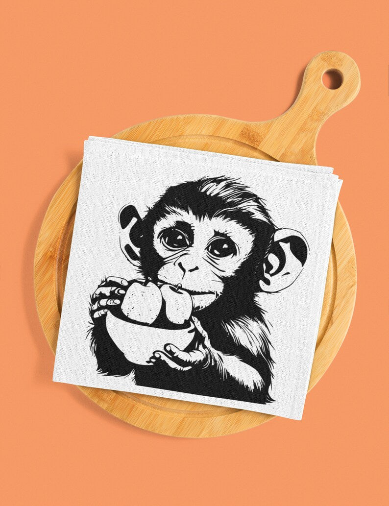 Baby Monkeys SVG Bundle - CraftNest - Digital Crafting and Art