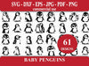 Baby Penguine SVG -Bündel