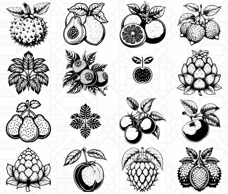 Endangered Fruits SVG Bundle - CraftNest - Digital Crafting and Art