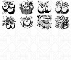 Orchard Fruits SVG Bundle - CraftNest - Digital Crafting and Art