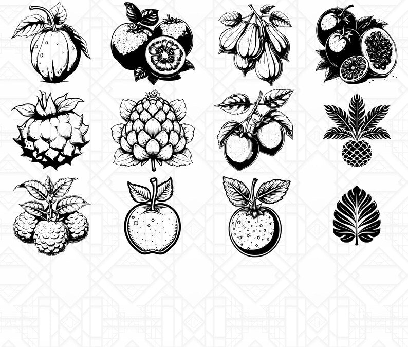 Endangered Fruits SVG Bundle - CraftNest - Digital Crafting and Art