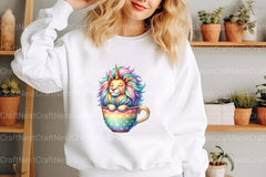 Unicorn Lion Clipart Bundle 1 - CraftNest - Digital Crafting and Art