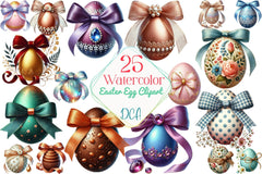 Easter Egg Clipart Bundle - CraftNest - Digital Crafting and Art