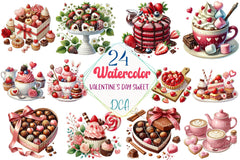 Valentine's Day Sweet Clipart Bundle - CraftNest - Digital Crafting and Art