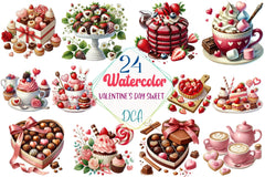 Valentine's Day Sweet Clipart Bundle - CraftNest - Digital Crafting and Art