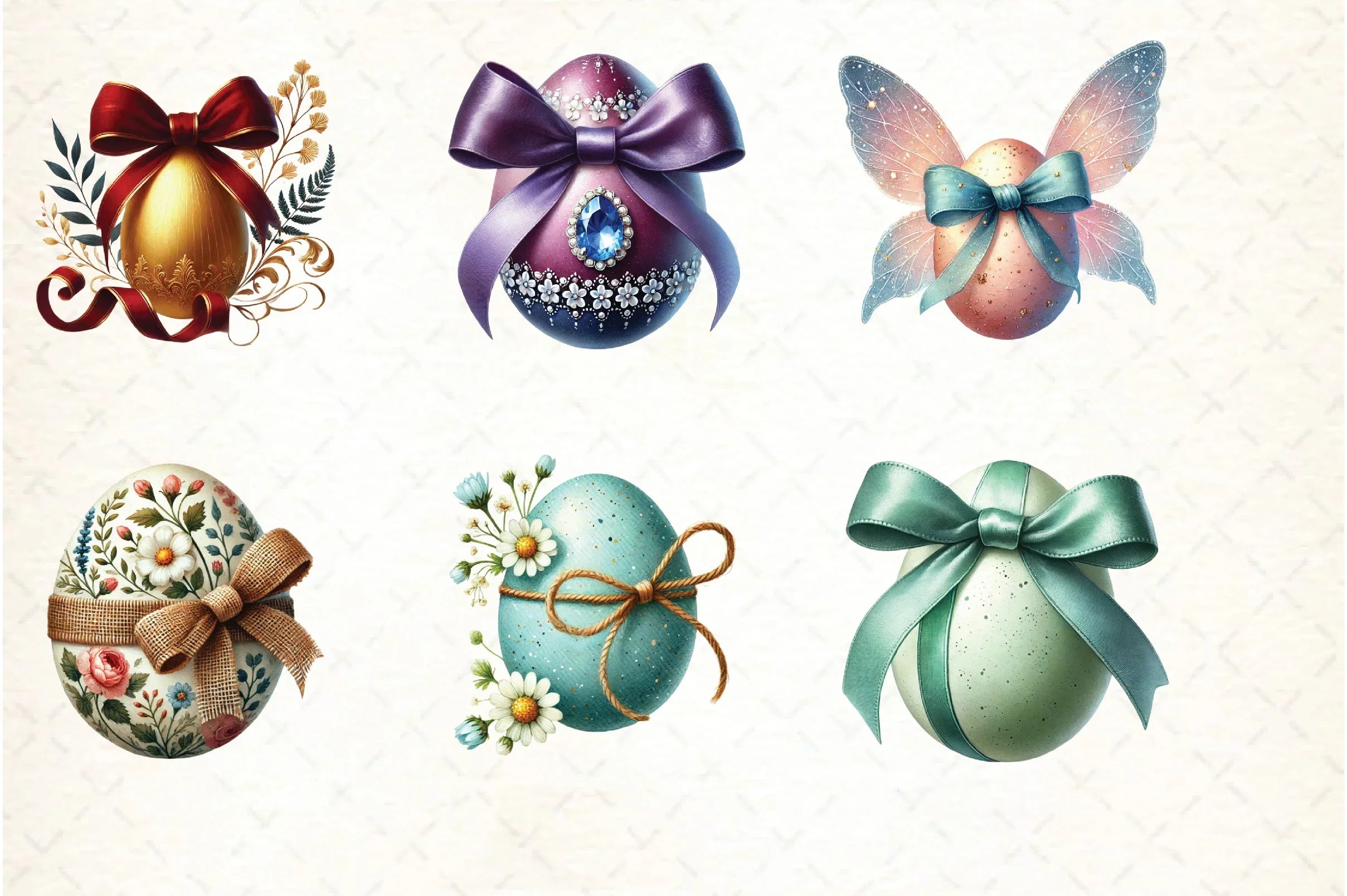 Easter Egg Clipart Bundle - CraftNest - Digital Crafting and Art