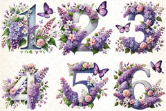 Floral Alphabet Clipart Bundle 4 - CraftNest - Digital Crafting and Art