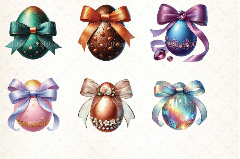 Easter Egg Clipart Bundle 99 - CraftNest - Digital Crafting and Art