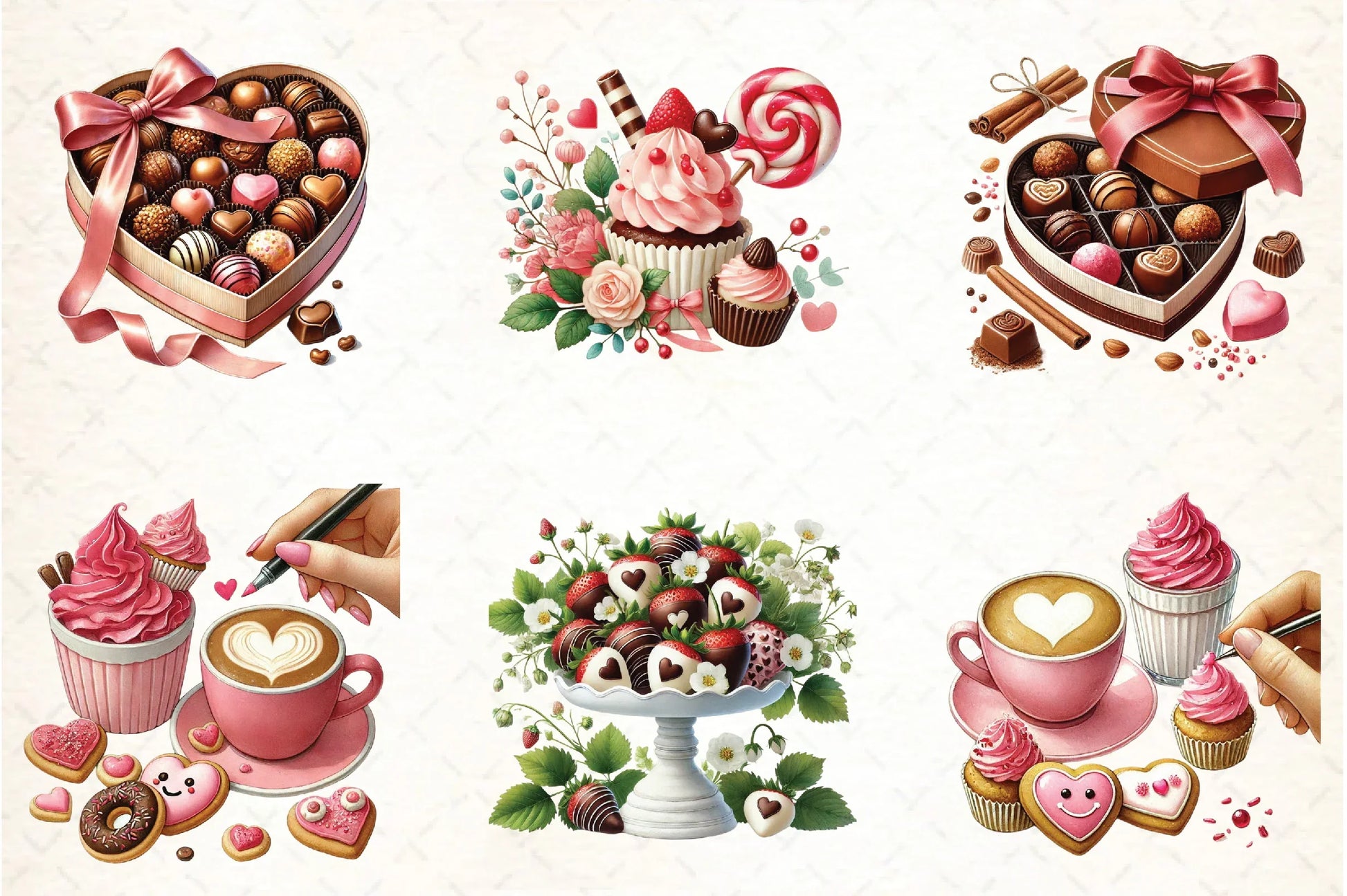 Valentine's Day Sweet Clipart Bundle - CraftNest - Digital Crafting and Art