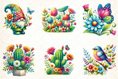 Spring Garden Clipart Bundle 115 - CraftNest - Digital Crafting and Art