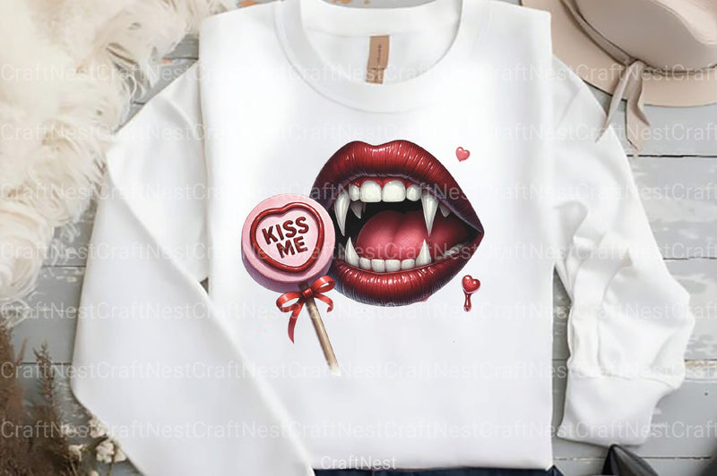 Valentine Lips Clipart Bundle - CraftNest - Digital Crafting and Art