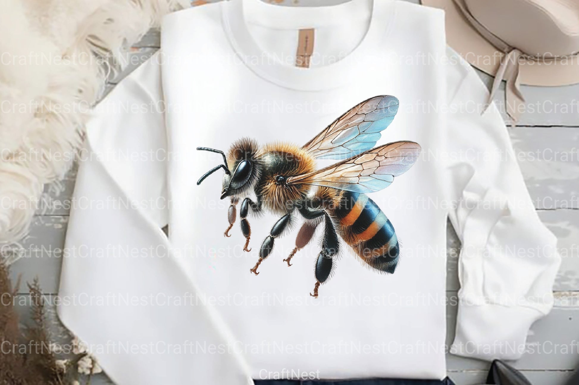 Spring Bees Clipart Bundle 10 - CraftNest - Digital Crafting and Art