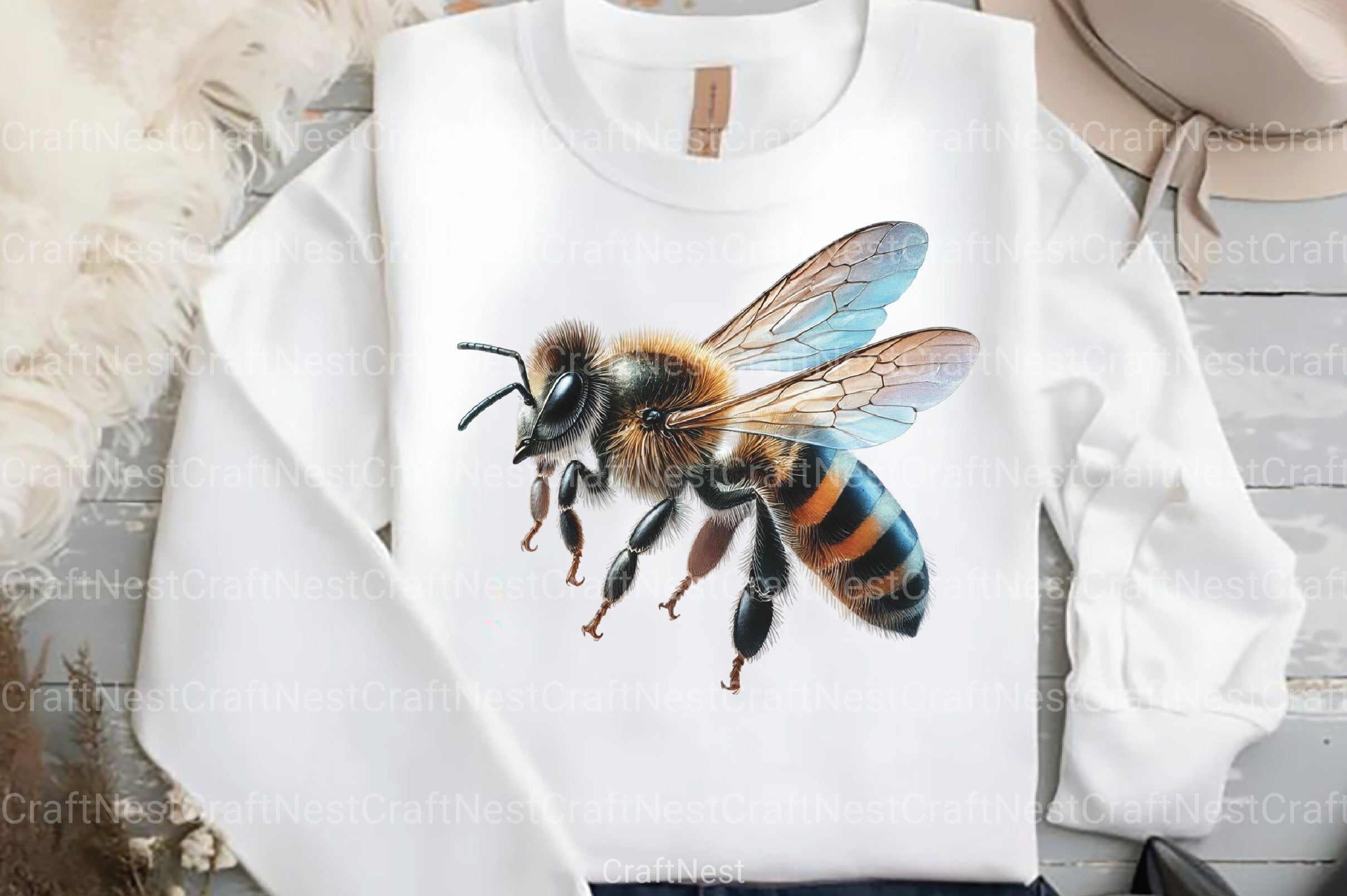 Spring Bees Clipart Bundle 10 - CraftNest - Digital Crafting and Art