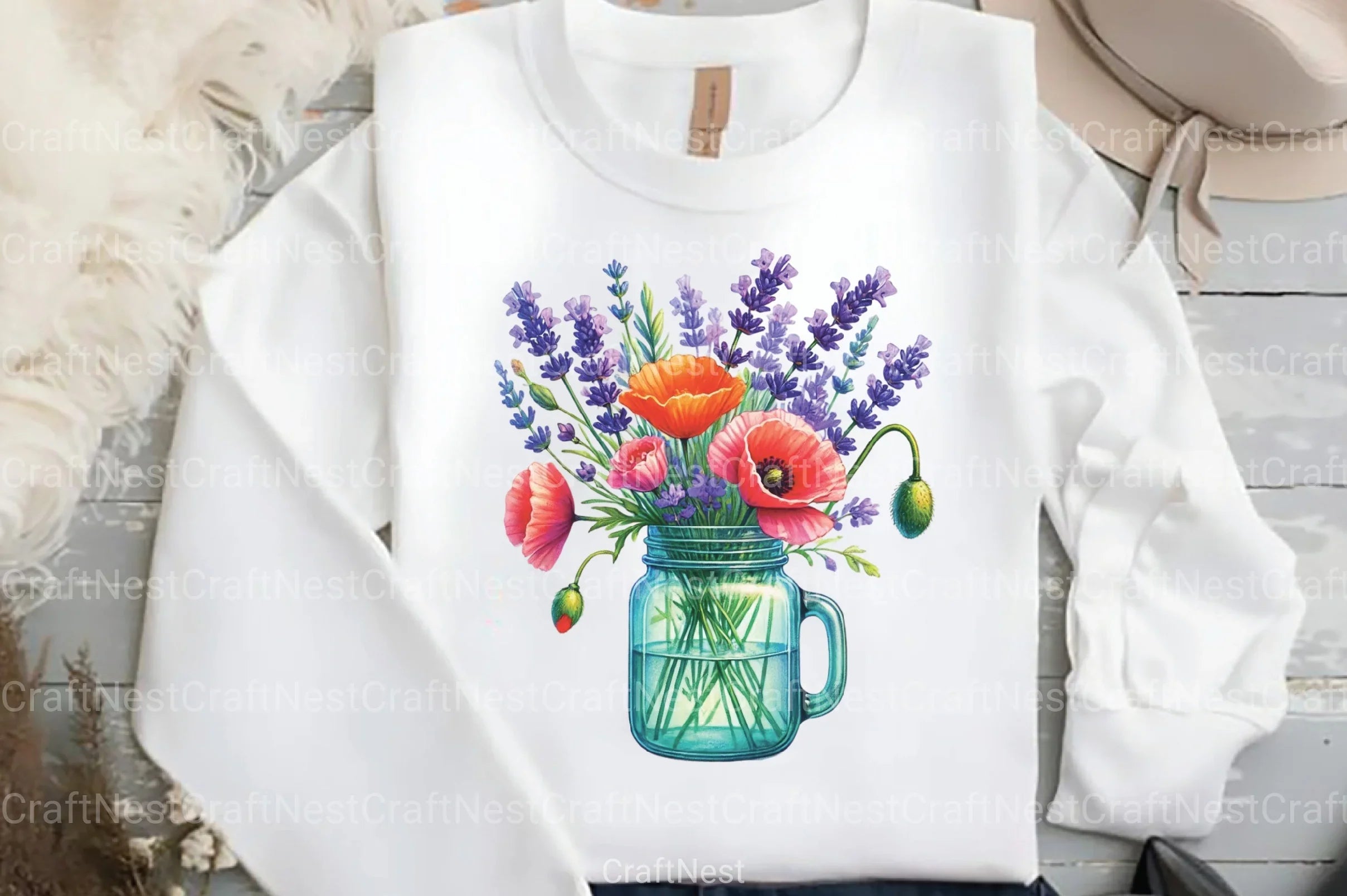 Spring Flowers Vase Clipart Bundle 1 - CraftNest - Digital Crafting and Art