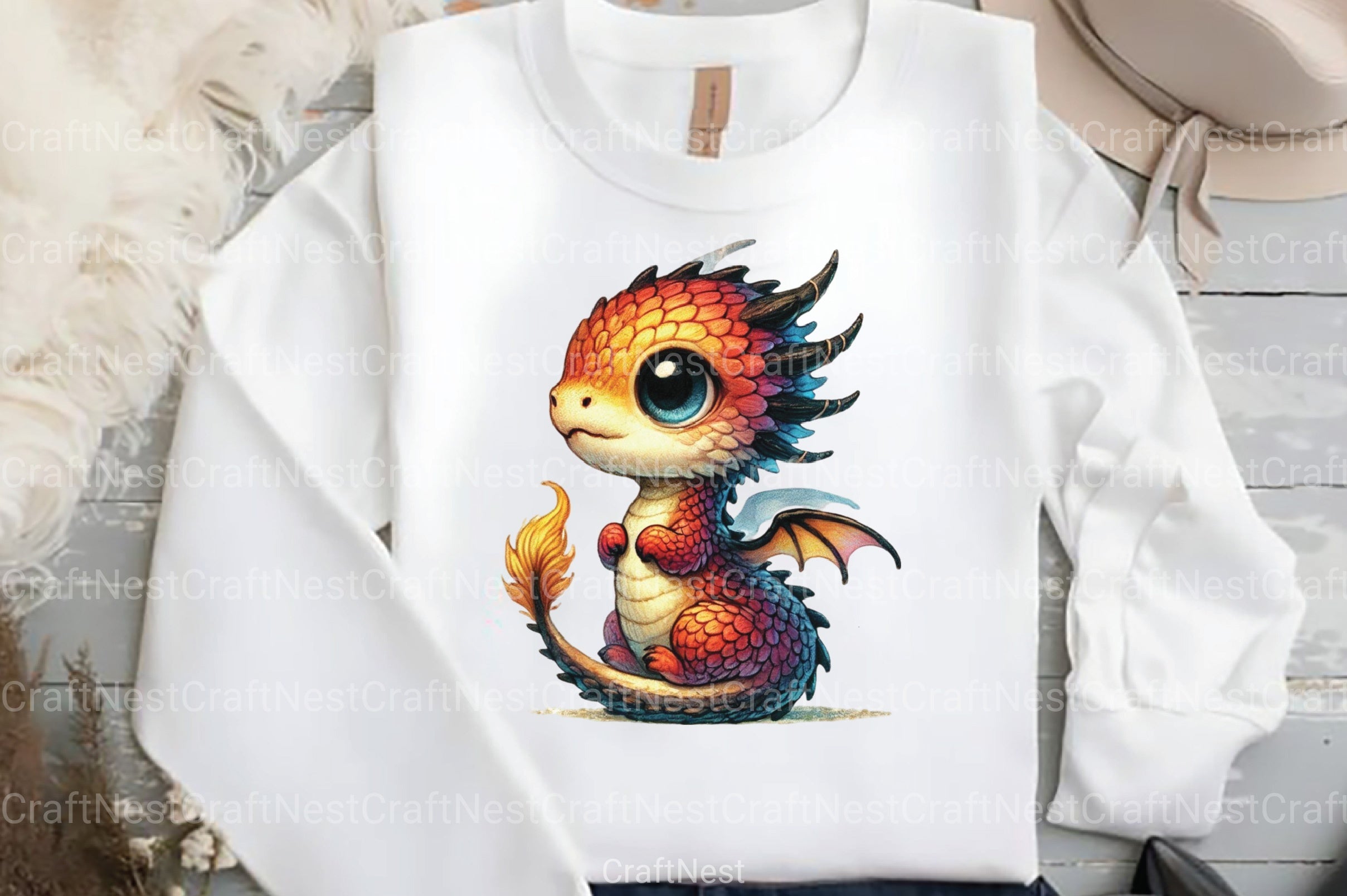 Dragon Clipart Bundle 99 - CraftNest - Digital Crafting and Art