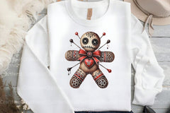 Gothic Voodoo Doll Clipart Bundle for Valentine's Day - CraftNest - Digital Crafting and Art