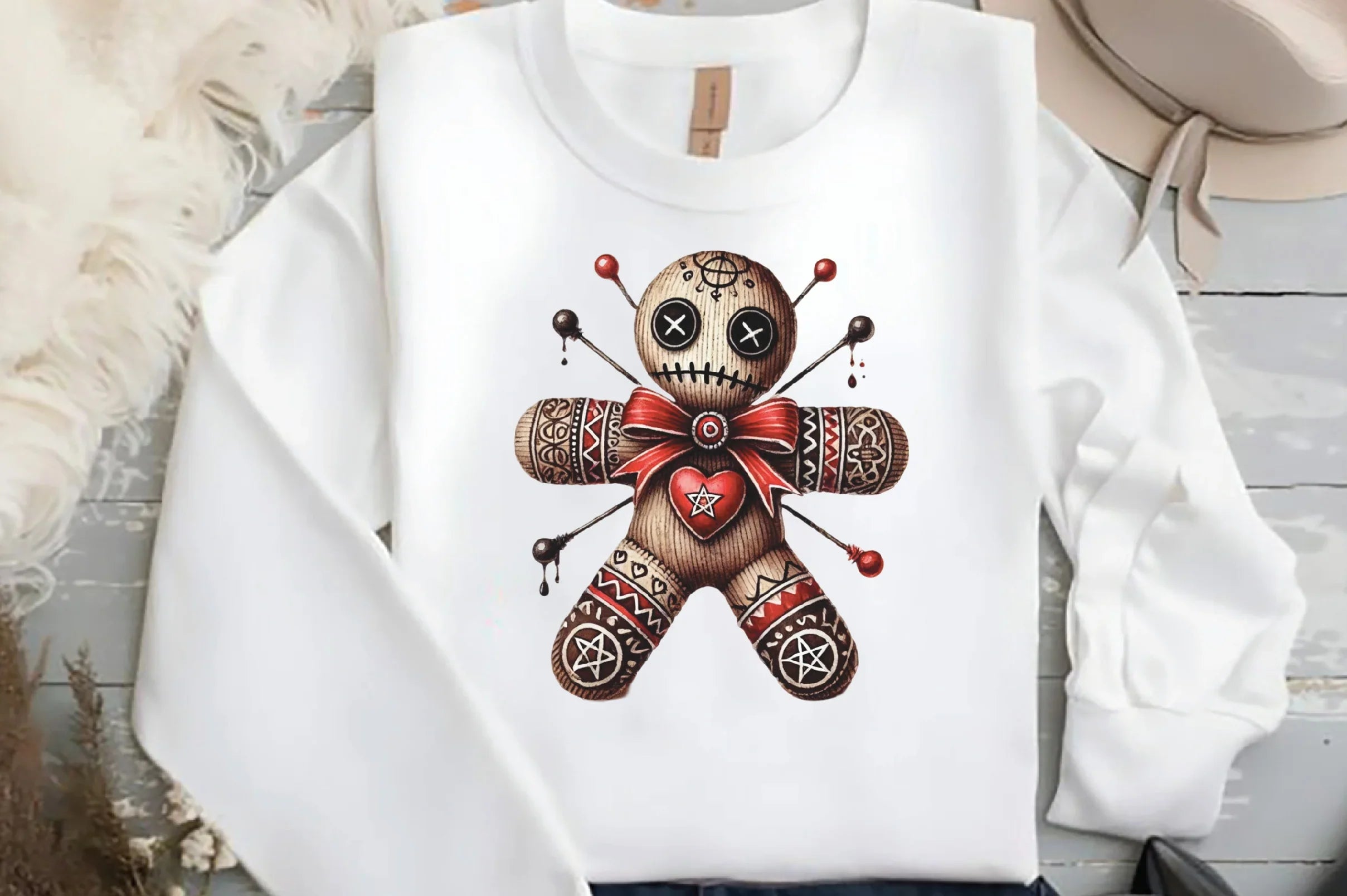 Valentine's Day Gothic Voodoo Doll Clipart Bundle - CraftNest - Digital Crafting and Art