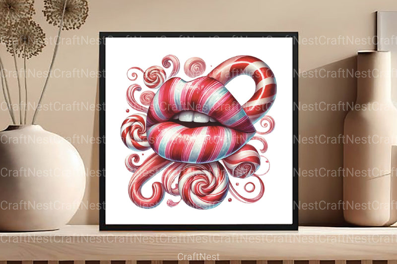 Valentine Lips Clipart Bundle - CraftNest - Digital Crafting and Art