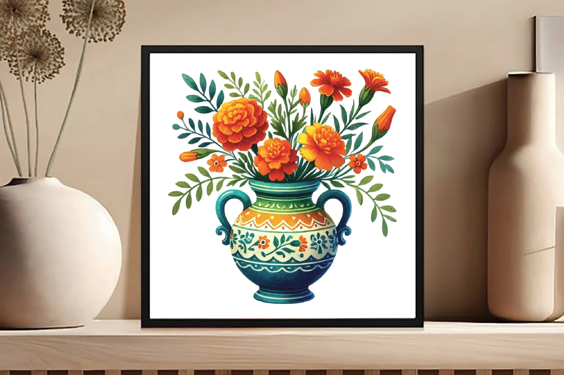 Spring Flowers Vase Clipart Bundle - CraftNest - Digital Crafting and Art