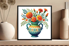 Spring Flowers Vase Clipart Bundle - CraftNest - Digital Crafting and Art