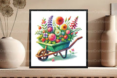 Spring Garden Clipart Bundle 115 - CraftNest - Digital Crafting and Art