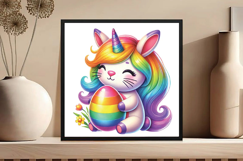 Easter Unicorn Clipart Bundle - CraftNest - Digital Crafting and Art