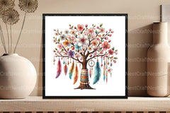 Boho Spring Clipart Bundle 99 - CraftNest - Digital Crafting and Art